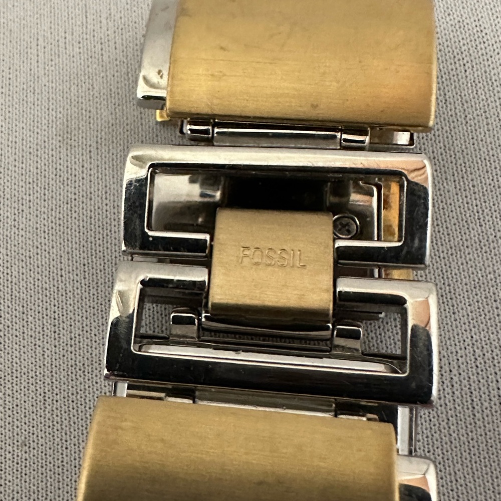 Fossil Ladies Watch Rectangular Shaped With Brush… - image 5